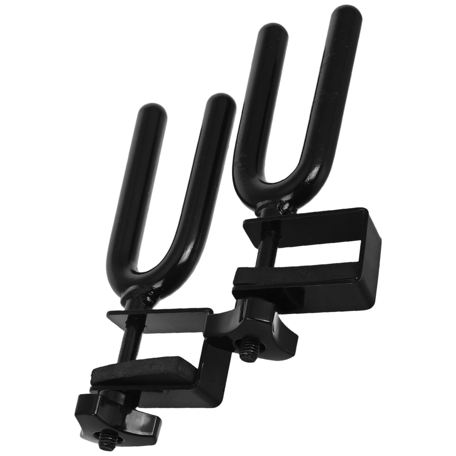 Sosoport 2 Pezzi Supporto per Archi da Caccia Regolabile in Acciaio Nero Design Stabile per Avventure All'aperto e Stand da Albero
