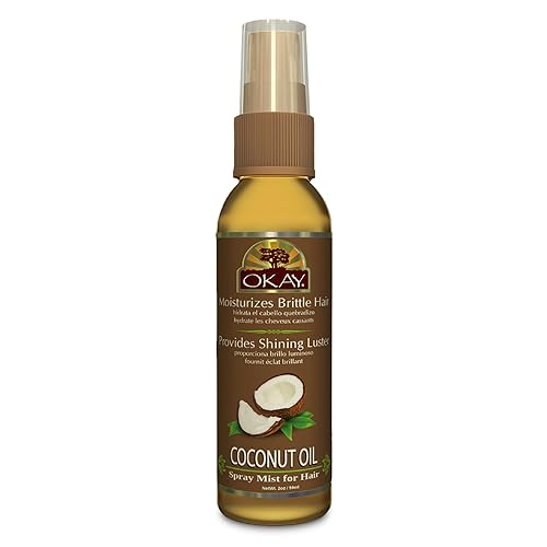Aceite de niebla de coco para cabello deja el cabello con brillo brillante y sensación suave que revive el cabello dañado y frágil sin parabenos