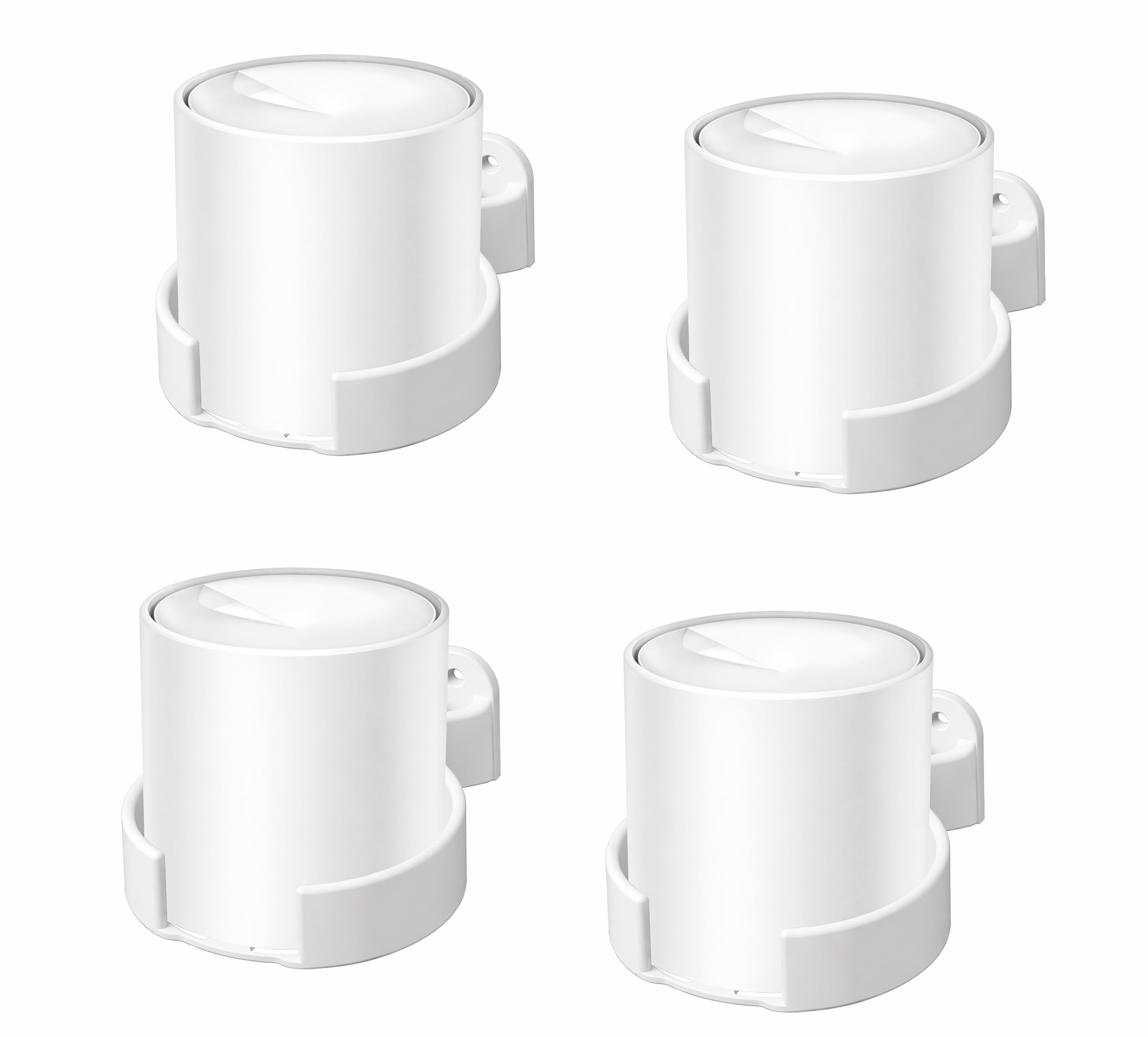 Soporte de Pared Compatible con TP-Link Deco AX1500/AX3000/X10/X20/X50/X60/X1500/X4300 Pro/X5000/X5400 Pro/W3600/W4500/W6000/ Estante de Pared para WiFi Dco 4 Grandes Uds