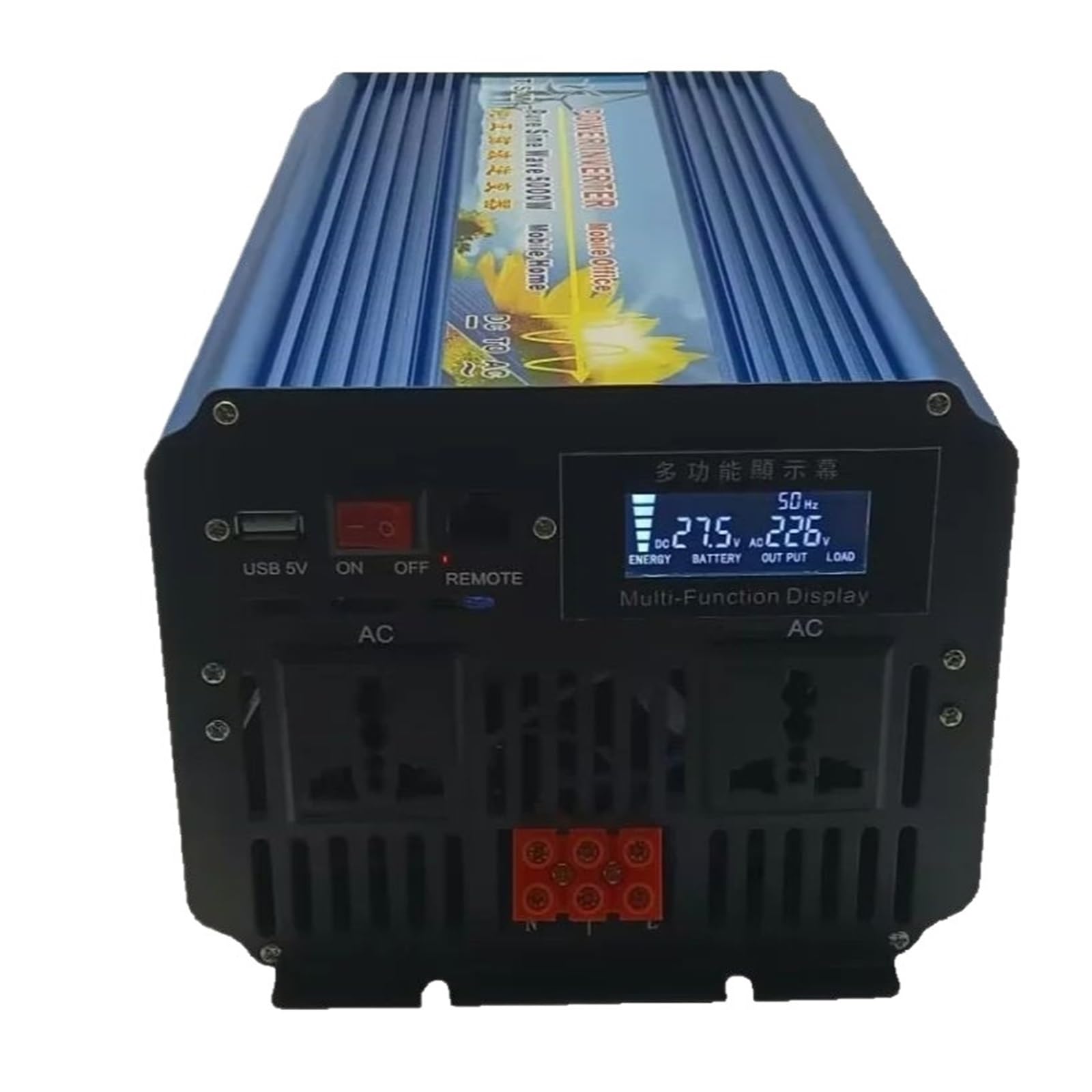 Inversor de 5000 W CC 12 V a CA 220 V 230 V 240 V 50 Hz 10000 W Universal(Peak Power 10KW 50HZ,24V_110-120V)