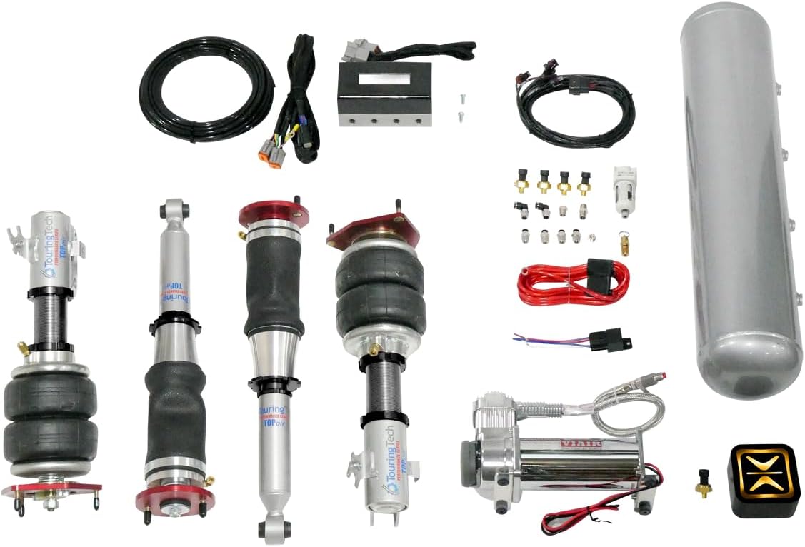 Topair Air Struts Air Bag Suspension Compatible with 2002-2006 Acura Rsx / 2001-2005 Honda Civic / 2002-2005 Civic Si