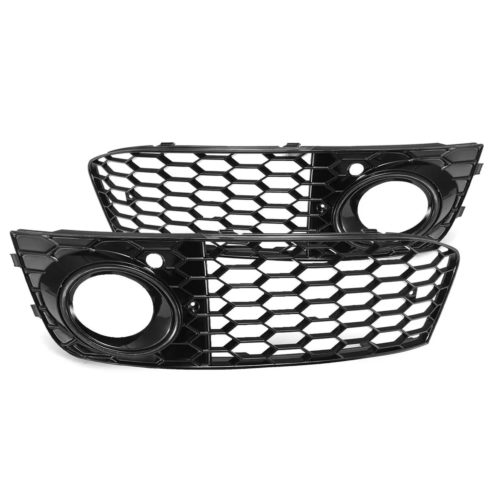 Griglia Auto Ventilazione Adatto per Audi A4 B8 RS4 2009-2012 Griglia a nido d'ape per fendinebbia, presa d'aria aperta, copertura per fendinebbia A4 8KD807682 Griglie anteriori e per radiatori auto