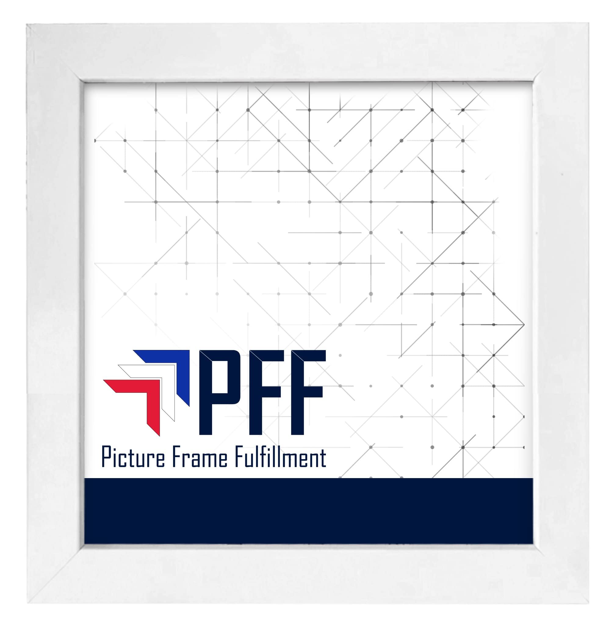 PictureFrameFactoryOutlet 26x26 White MDF Frame