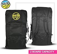 Vista 2 de Wham-O BZ Bodyboards - Bolsa básica para bodyboard - Nylon - Capacidad de 2 tablas (negro)
