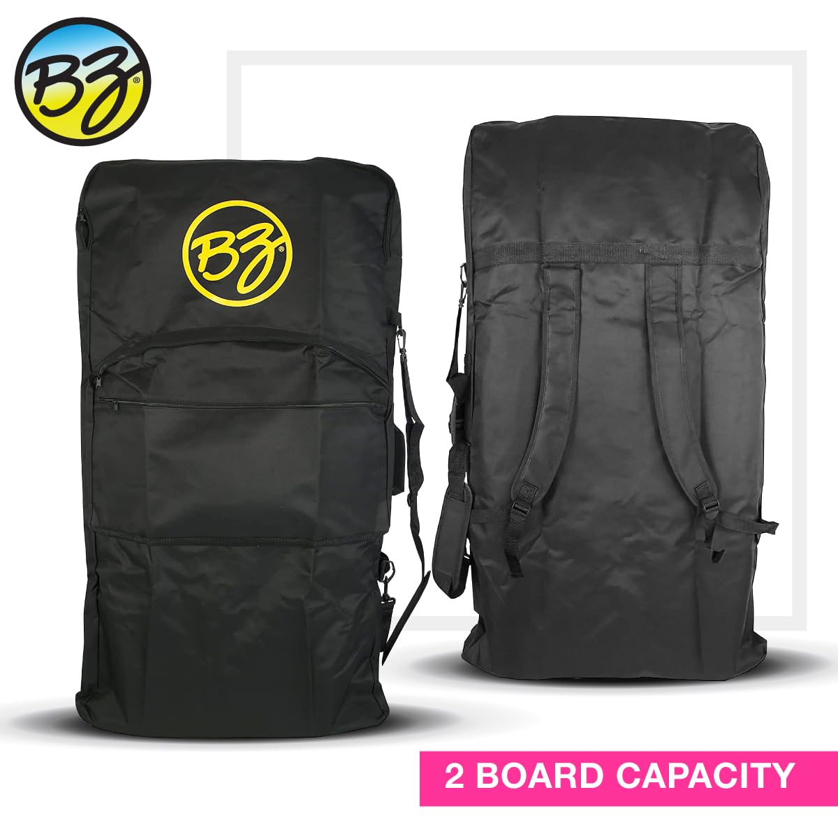 Amazon.com : BZ Bodyboards- Basic Bodyboard Bag - Nylon - 2 Board
