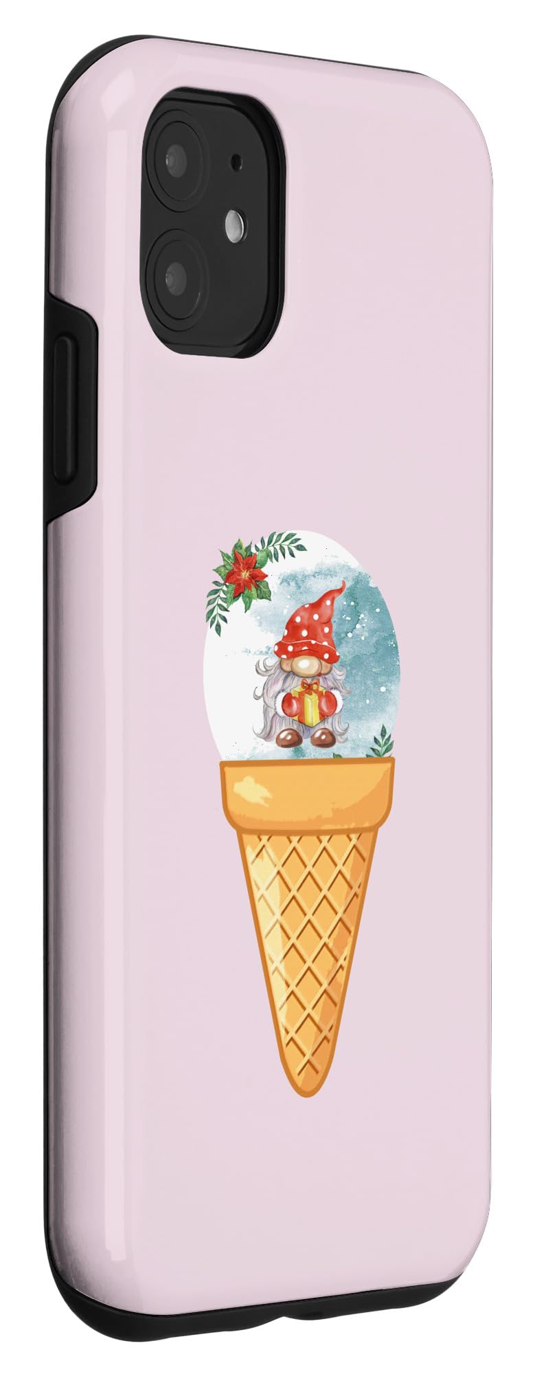Coque pour iPhone 11 Gnome de Nol Gnome et crme glace : Amazon.fr:  High-Tech