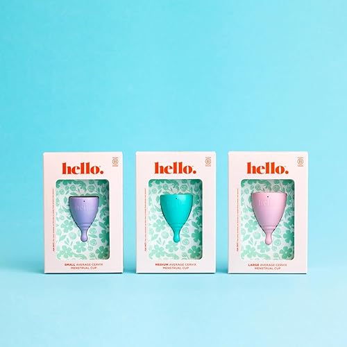 Miniatura 4 de Hello Period Menstrual Cup  Award Winning Reusable Period Cup  Soft Flexible Alternative to Pads & Tampons  Sustainable Feminine Hygiene  Leak Proof
