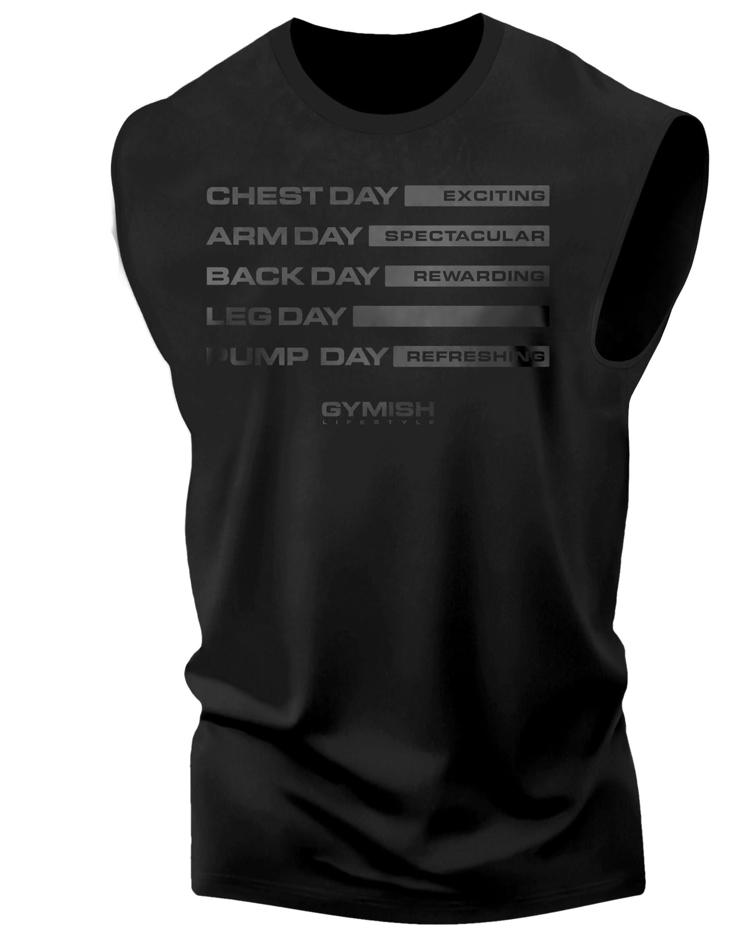 Gymdays Graphic Fitness Tank, Sleeveless Bodybuilding Athletic Tank Top