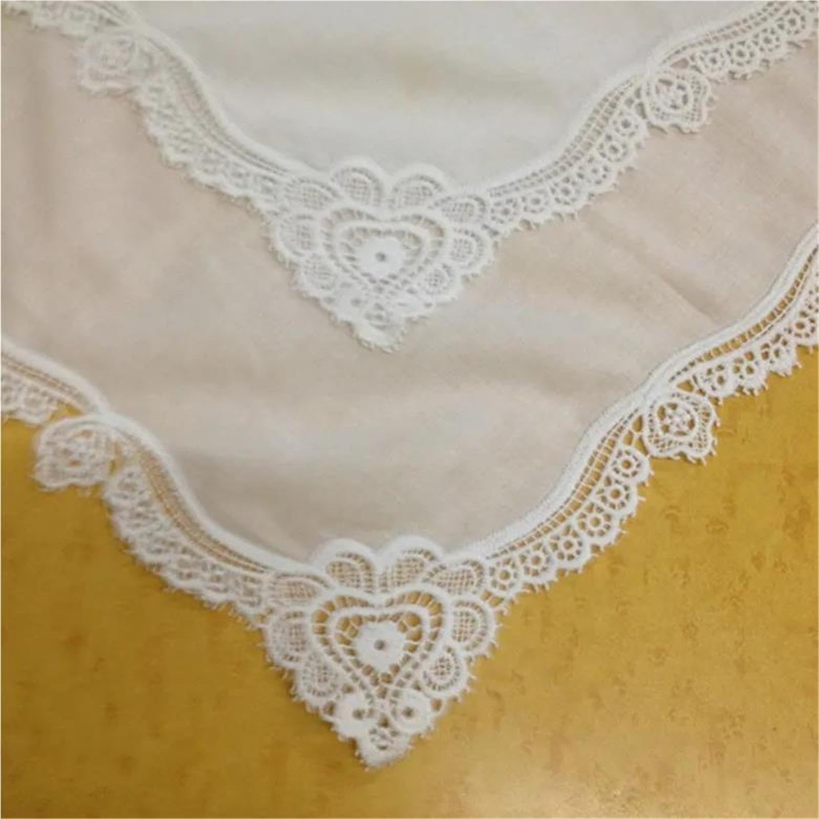 Fazzoletti di cotone 12 pezzi Fazzoletto da sposa da 12 pollici