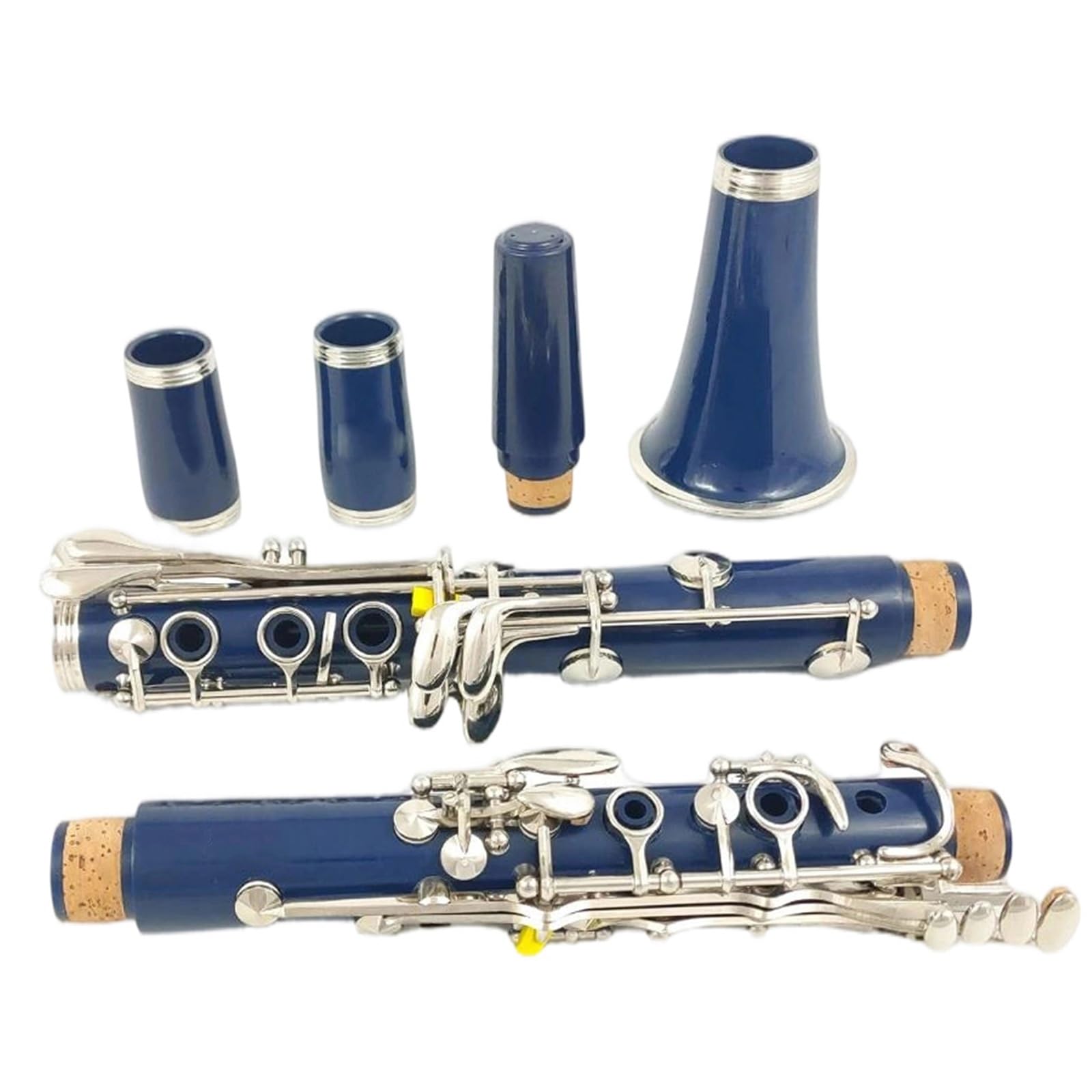 Clarinete 17 Teclas Bb ABS Cuerpo Rendimiento Profesional Instrumentos Musicales De Viento Madera(E109)
