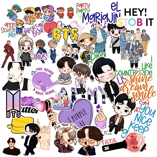 Image of Zesta Aesthetic Stickers for Laptop /Waterproof Anime Decal for Books /Vinyl Sticker for Fridge /Easy to Use Korean Car Sticker Kawaii Cute Stickers (POP Culture)