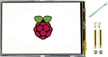 شاشة تعمل باللمس مقاس 3.5 بوصة TFT LCD لـ Raspberry Pi 4B / 3B + / 3B / 2B / Zero / Zero W / Zero WH 480x320 Pixel XPT2046 Controller SPI Interface