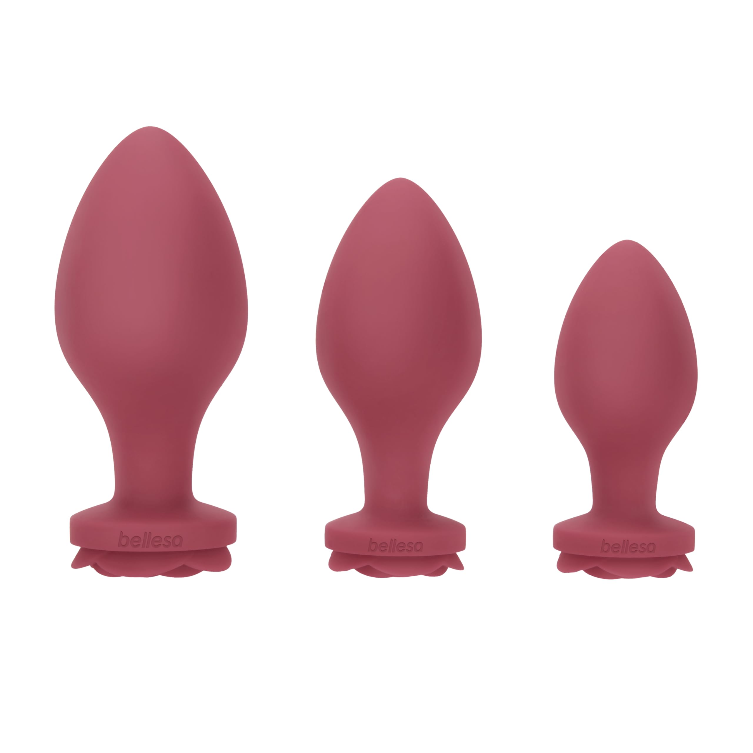Amazon.com: BELLESA Rose Plug Set | Anal Stimulation | Anal Training Kit