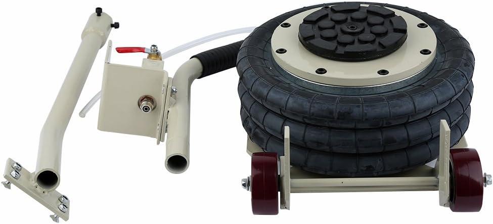 3 Bag Air Jack Lifting 6600LBS Capacity Pneumatic Jack 16in Lifting Height