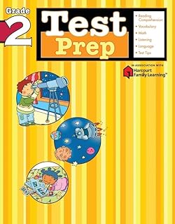 Test Prep: Grade 2 (Flash Kids Harcourt Family Learning)