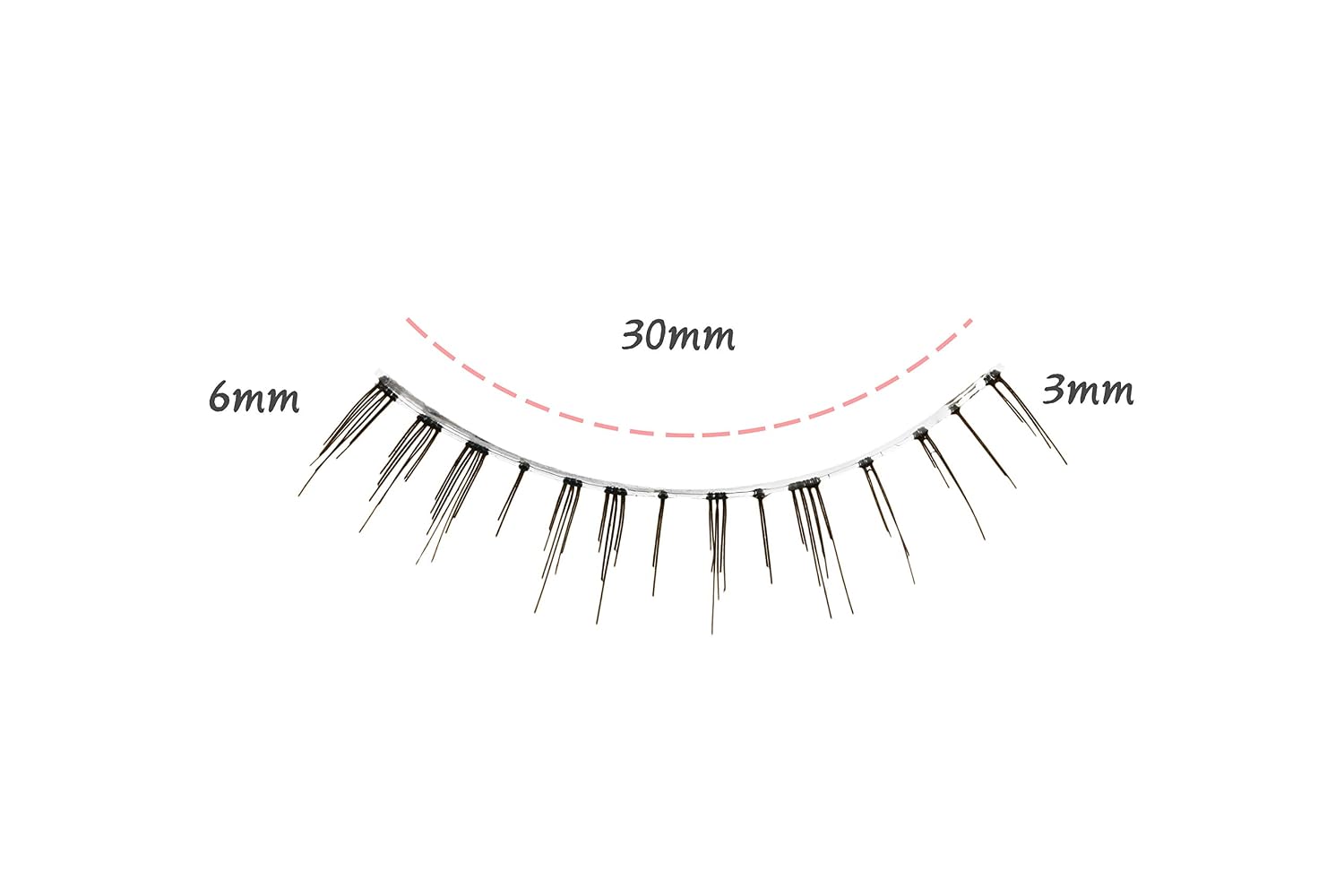 Dorisue Bottom lashes Natural Lower lashes Bottom eyelashes Black or Brown Eyelashes natural look face lashes set 10 Pairs lashes pack