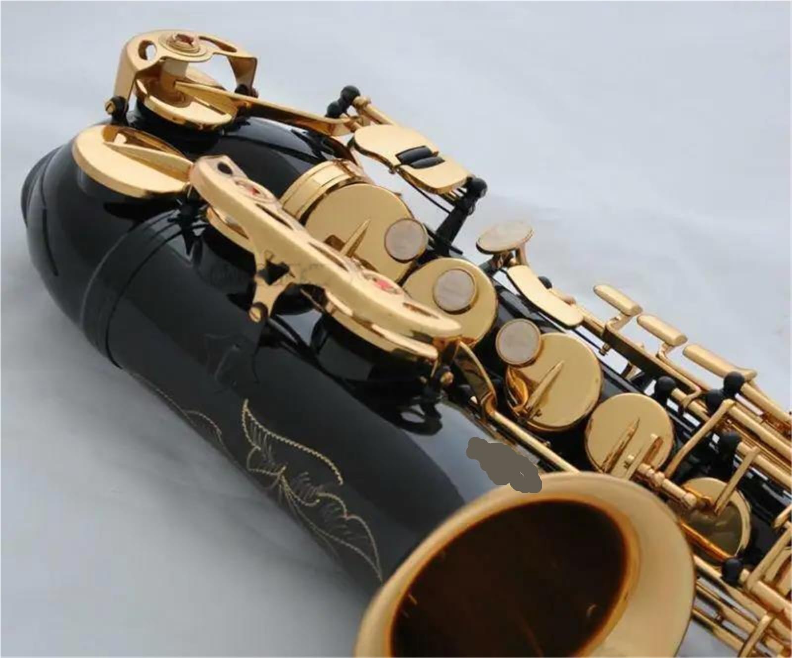 Saksofon Altowy Grawerowany Wysokie F W Eb Profesjonalny Instrument Dęty Drewniany Saksofon