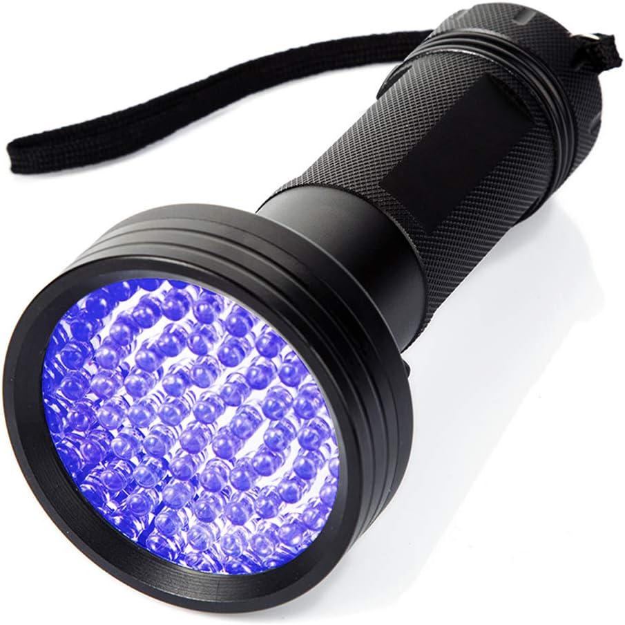 UV Flashlight 68 LED Blacklight Flashlights Bright Best Powerful Black Light Flashlight] Ultraviolet Pet Urine Detector for Dog/Cat…
