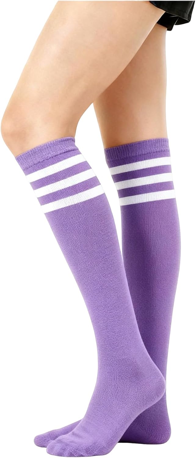 Retro Classic Triple Stripes knee length stockings for both men and women sporty knee high three stripe tube socks