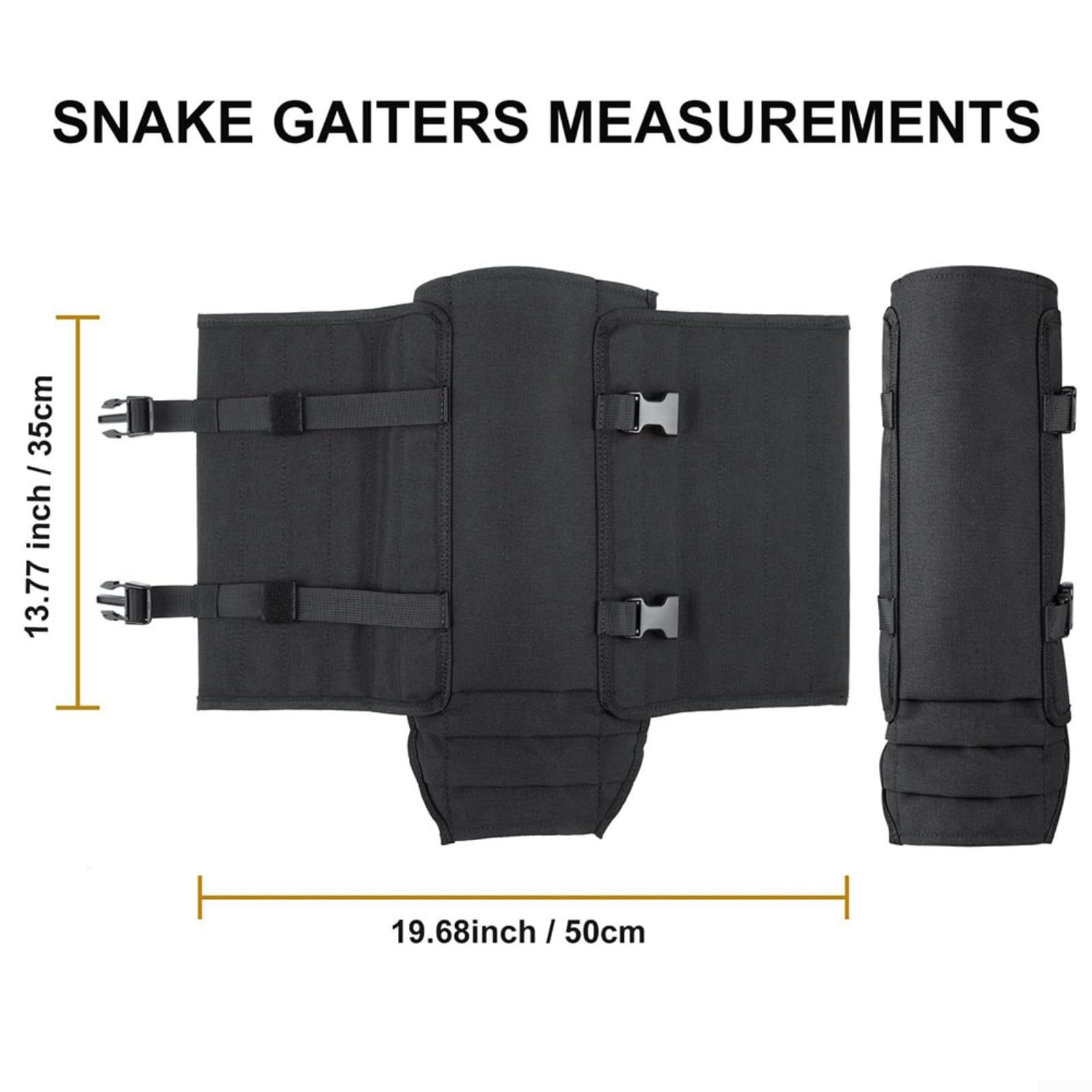 1/2/4 pares de polainas de senderismo al aire libre, con protección Oxford y PP, hebillas ajustables para caza, camping, montañismo, viajes en la selva, verde (4 piezas verdes)