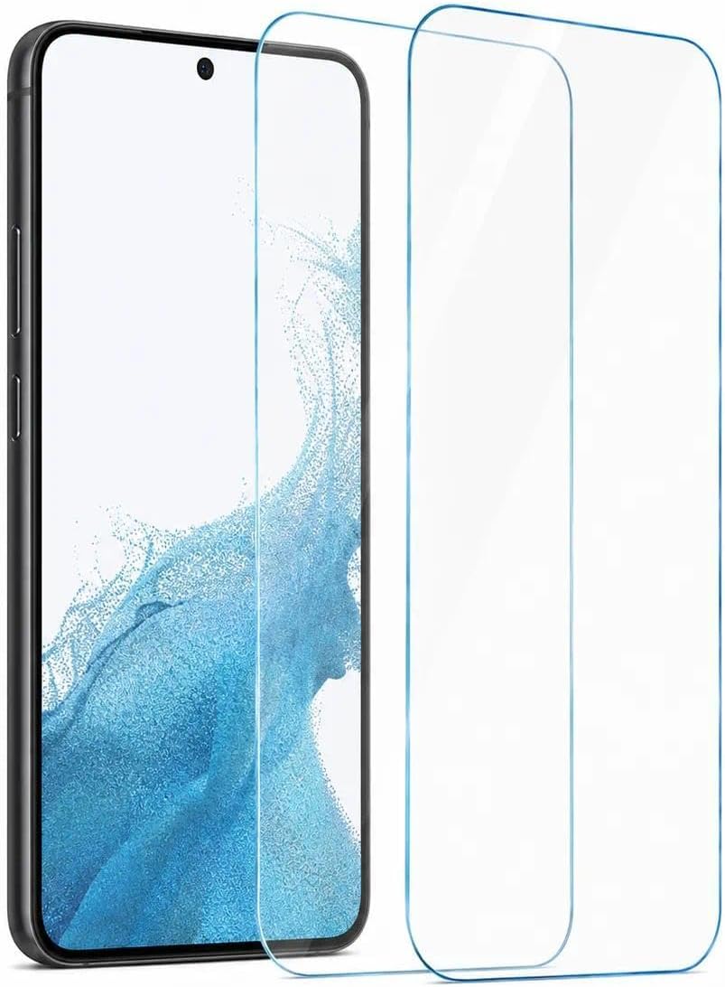 Tempered Glass Screen Protector for Samsung Galaxy S22, 2-Pack, 9H Hardness, HD Clear, Anti-Scratch, Anti-Fingerprint, Bubble-Free, Ultra Thin, Easy to Install