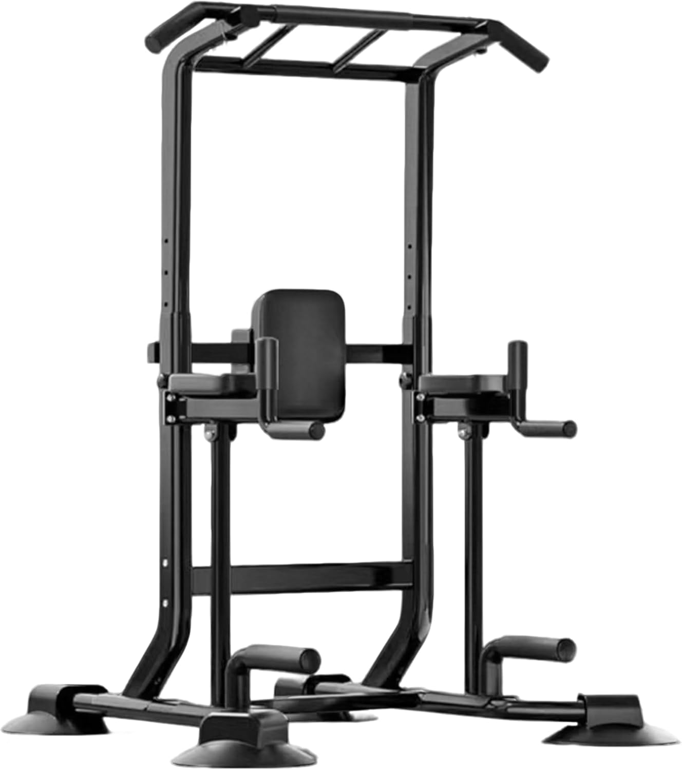 Adjustable Pull Up Bar for Home with Backrest – 6-Level Height Adjustment (69-94.5 inches) – 352lb