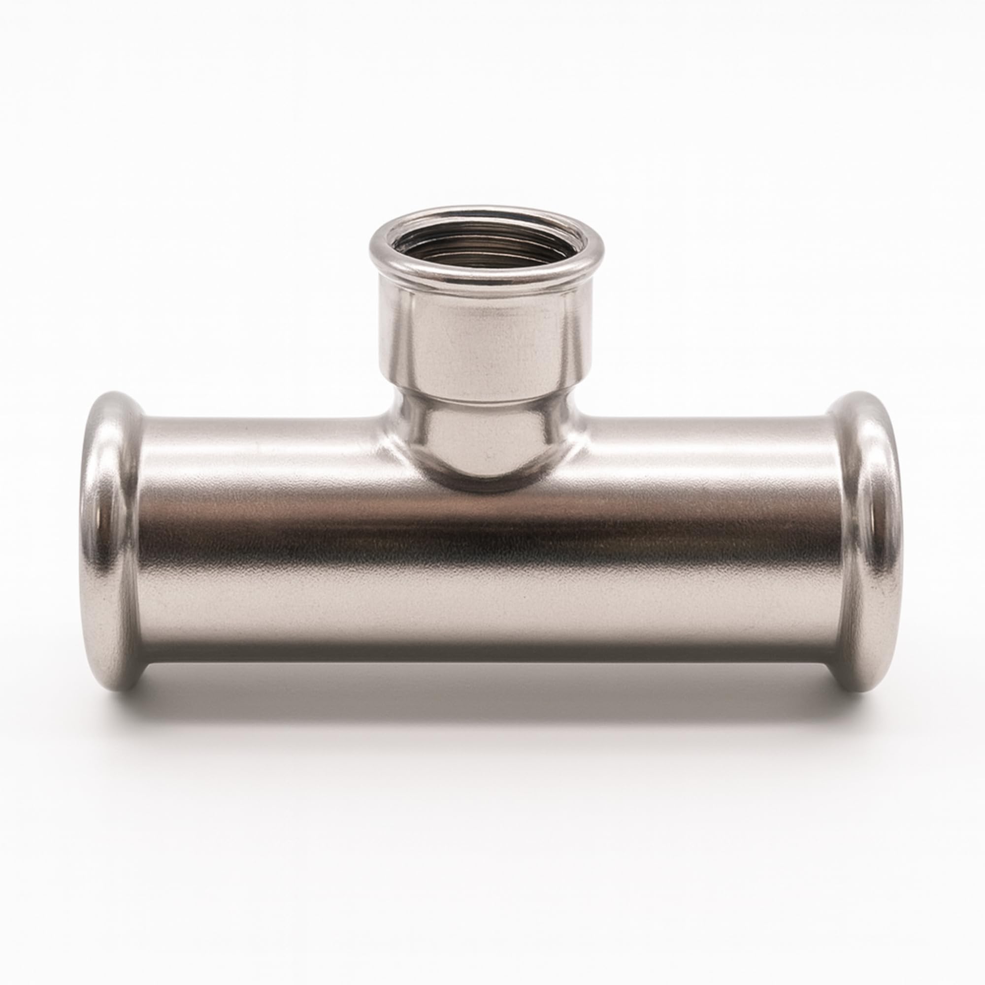 Westco - Conector reductor de acero inoxidable de 76 x 76 x 35 mm | Conector de tubería de agua a presión