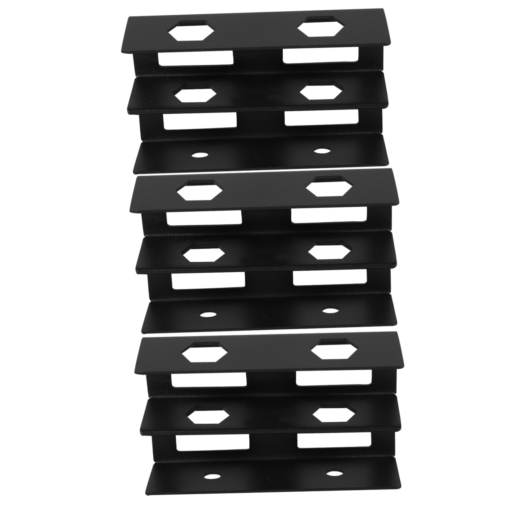 SHINEOFI 3juegos Soporte De Escritorio para Portátil Soporte Metálico De Doble Capa Fácil Instalación y Organización De Dispositivos