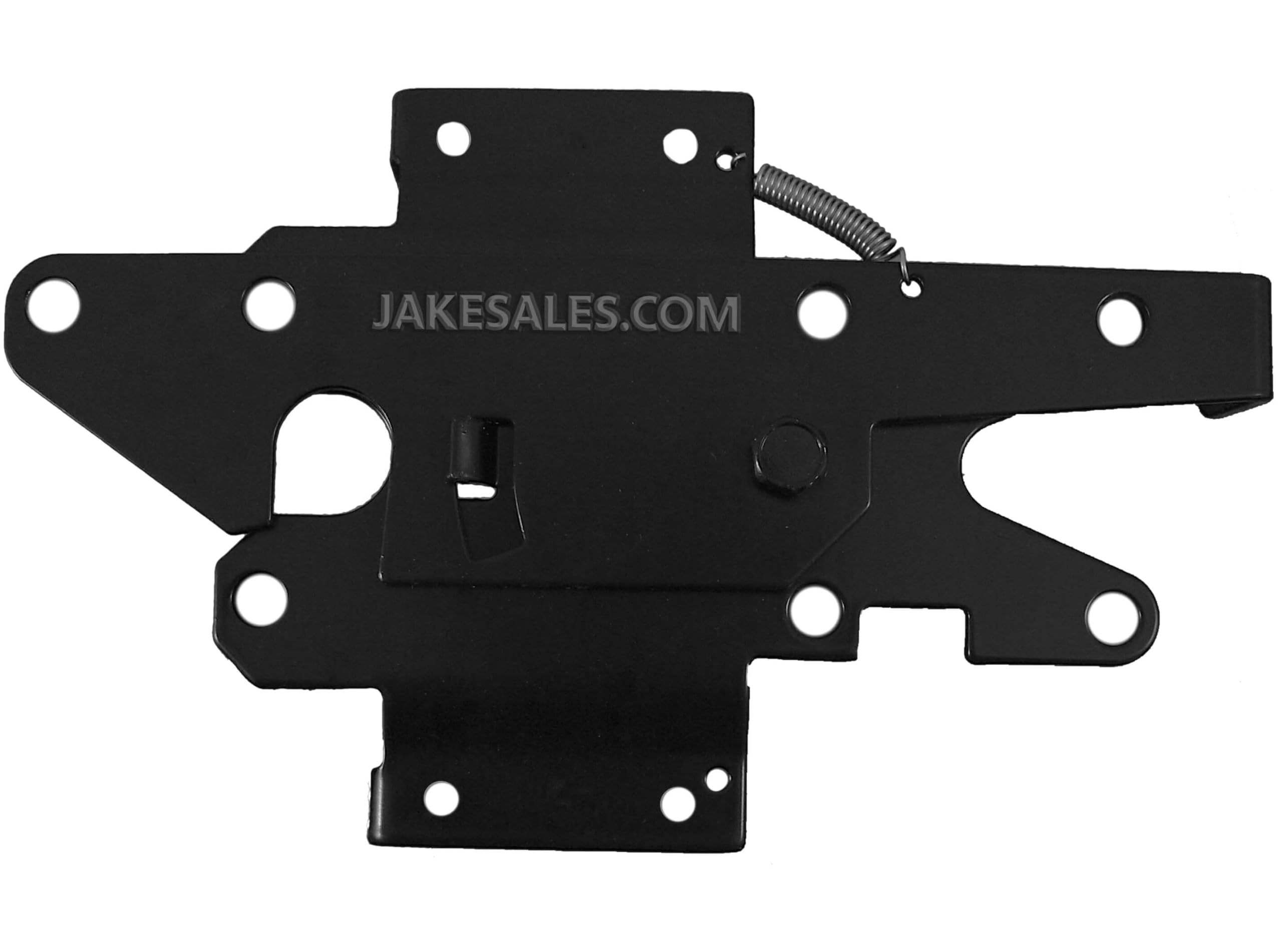 Vinyl Gate Extended Latch Black (for Vinyl, Wood, PVC etc Fencing) Fence Gate Latch w/Mounting Hardware - CASE Qty 12
