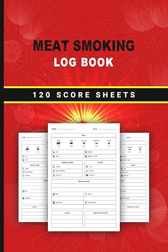 Meat Smoking Log Book: The Meat Smoking Log Book and Barbecue Smoker's Journal are essential tools for monitoring your grilling and smoking outcomes.