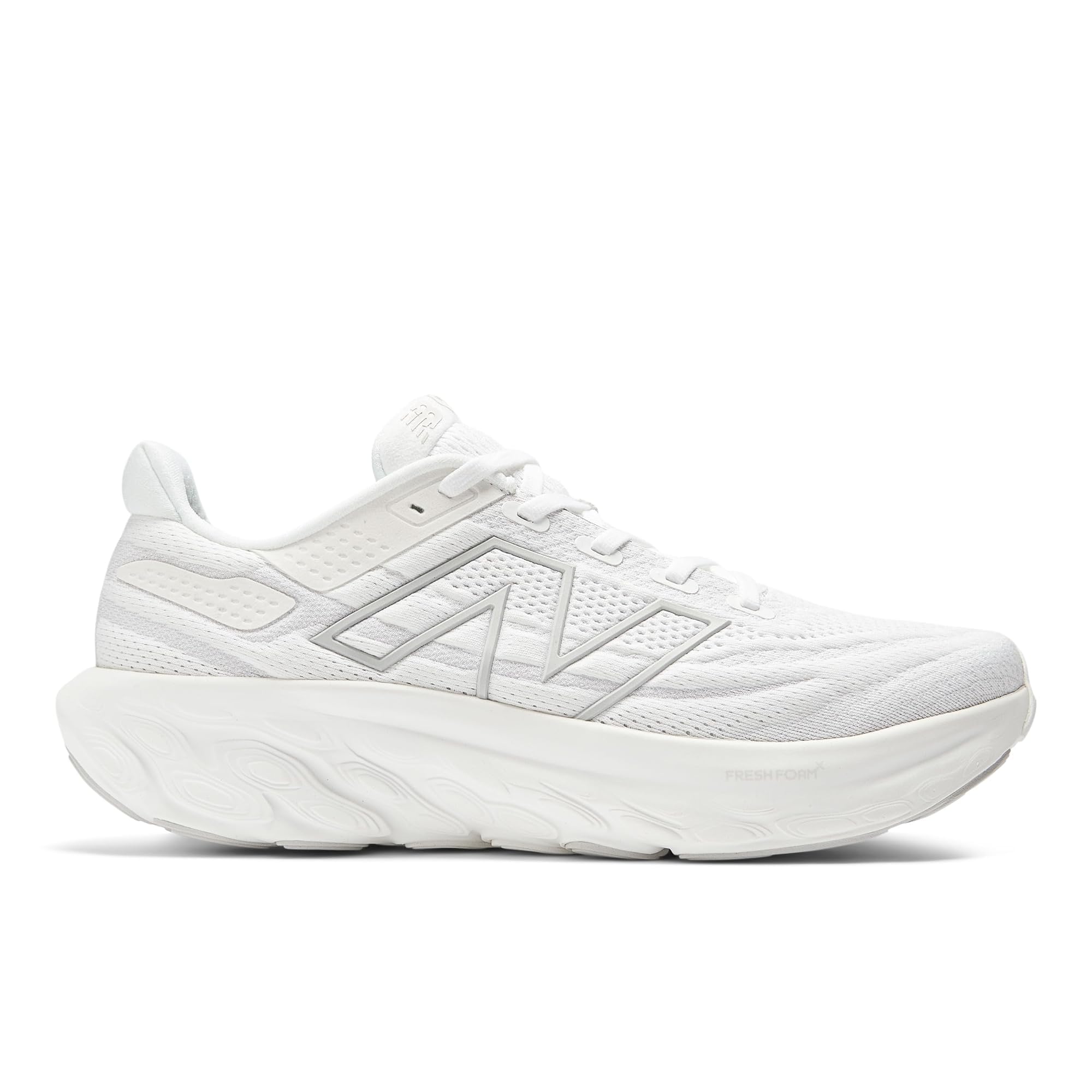 New Balance Fresh Foam X 1080 V13 - Tenis de correr para hombre, Blanco/Plateado Claro Metálico, 11.5 Narrow