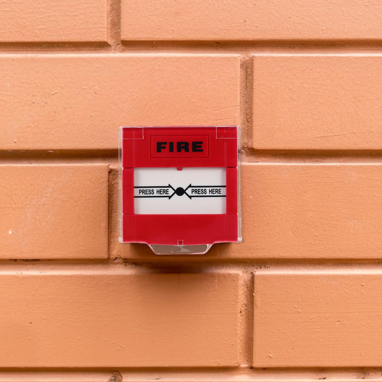 DOITOOL Pulsante Di Allarme Antincendio Manuale 3.39X3.39X2.01In Resettabile Interruttore Di Chiamata Di Emergenza Con Risposta Rapida E Installazione Semplice Per Sicurezza Domestica E Aziendale