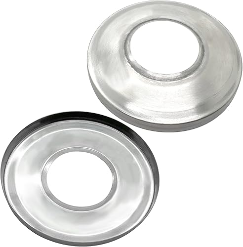 Miniatura 4 de Escudos de escalera de piscina  Placas de escudo de acero inoxidable para cubiertas de pasamanos de piscina enterrada de 1.9 pulgadas y tubos de