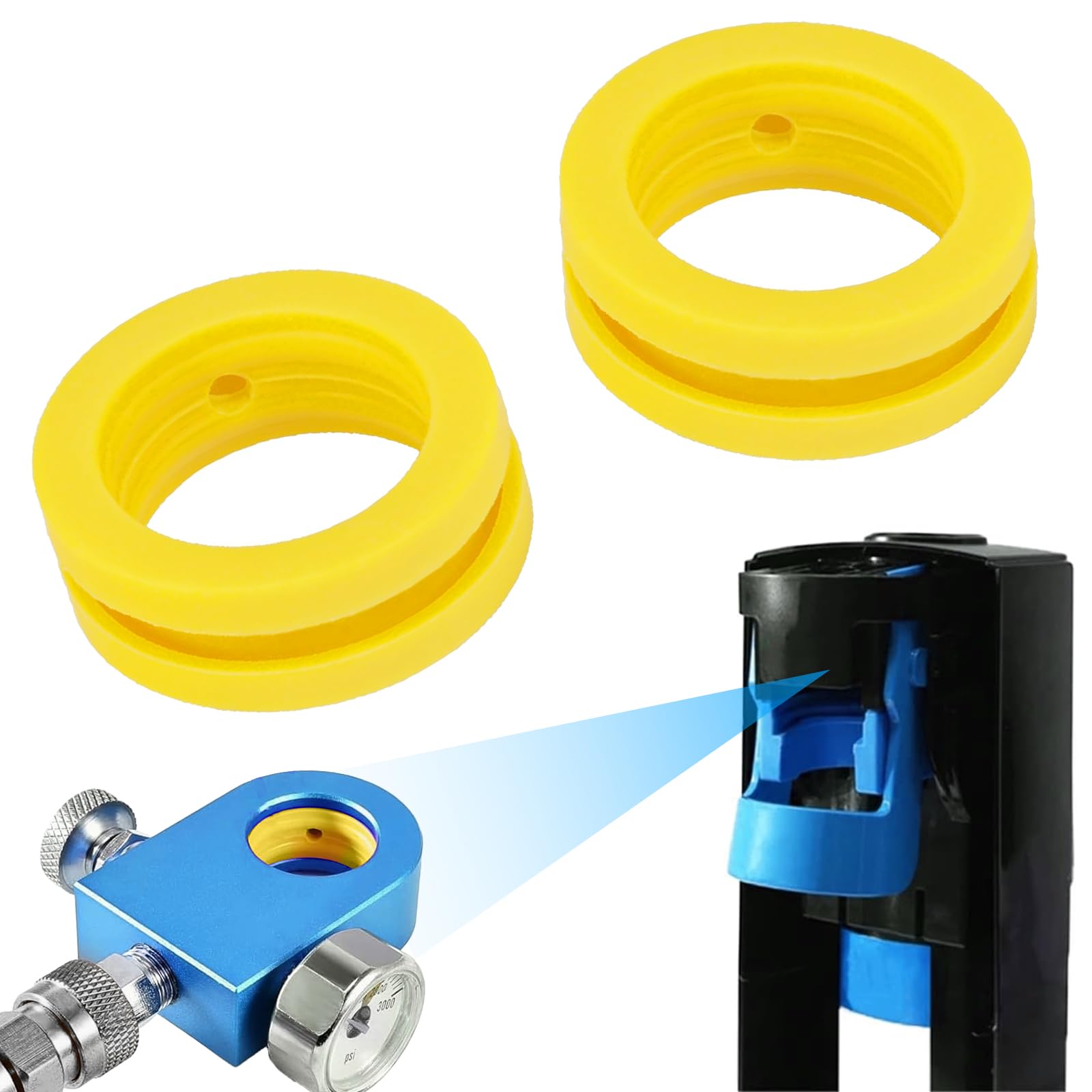 6er Set Dichtungsringe Für Wassersprudler - Passend Für Terra/Art/Duo CO2 Adapter