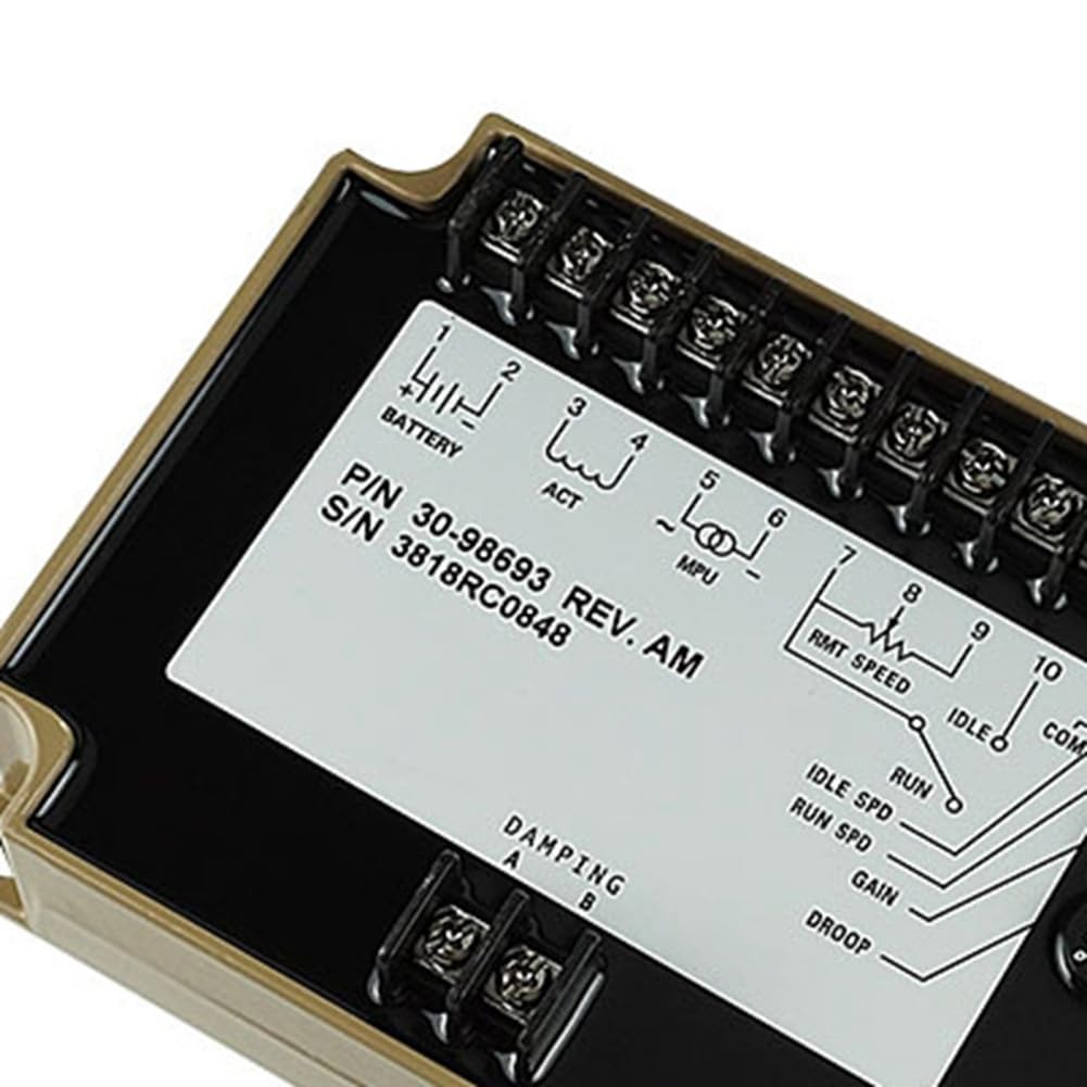 Tableau de ContrôLe de Vitesse 3098693 Module de RéGulateur de PièCes de Groupe éLectrogèNe
