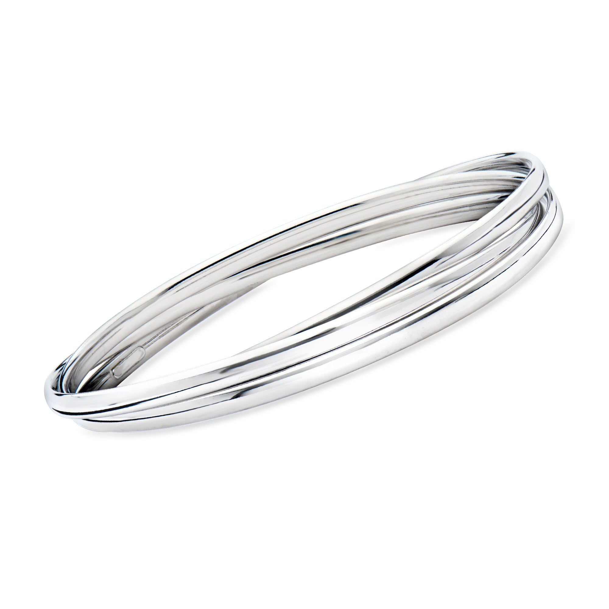 Ross Simons Sterling Silver Rolling Ring Ross-Simons Italian Tri