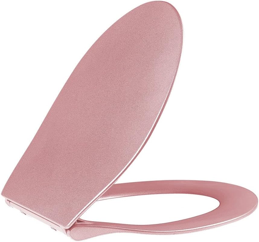 Button Toilet Cover is Convenient to Clean Slow Down and No Noise Universal