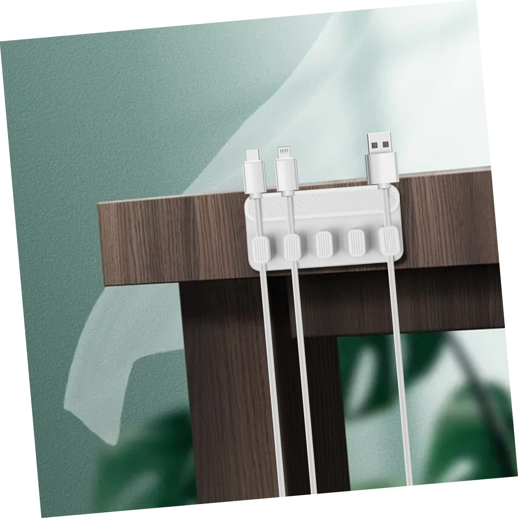 Mobestech 3juegos Organizador De Cables Magnético De Clips Para Cargador Soporte De Cables Para Escritorio Gestión De Práctico Para Amigos y Familia