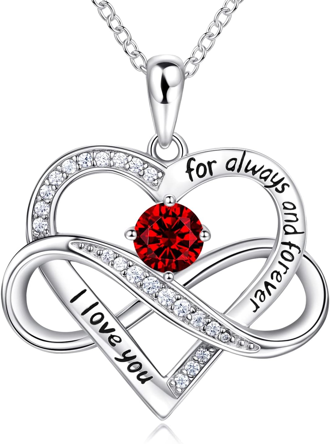 Infinity Love Heart Pendant Necklace for Mother's Morocco Ubuy