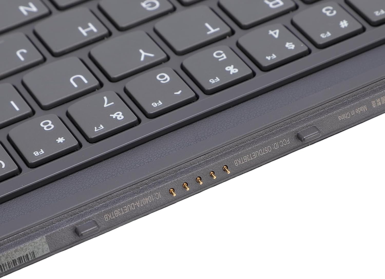 Tablet Keyboard, Ultra Slim US Layout Full Key QWERTY Keypad with Touchpad for D10 Yoga Duet 3