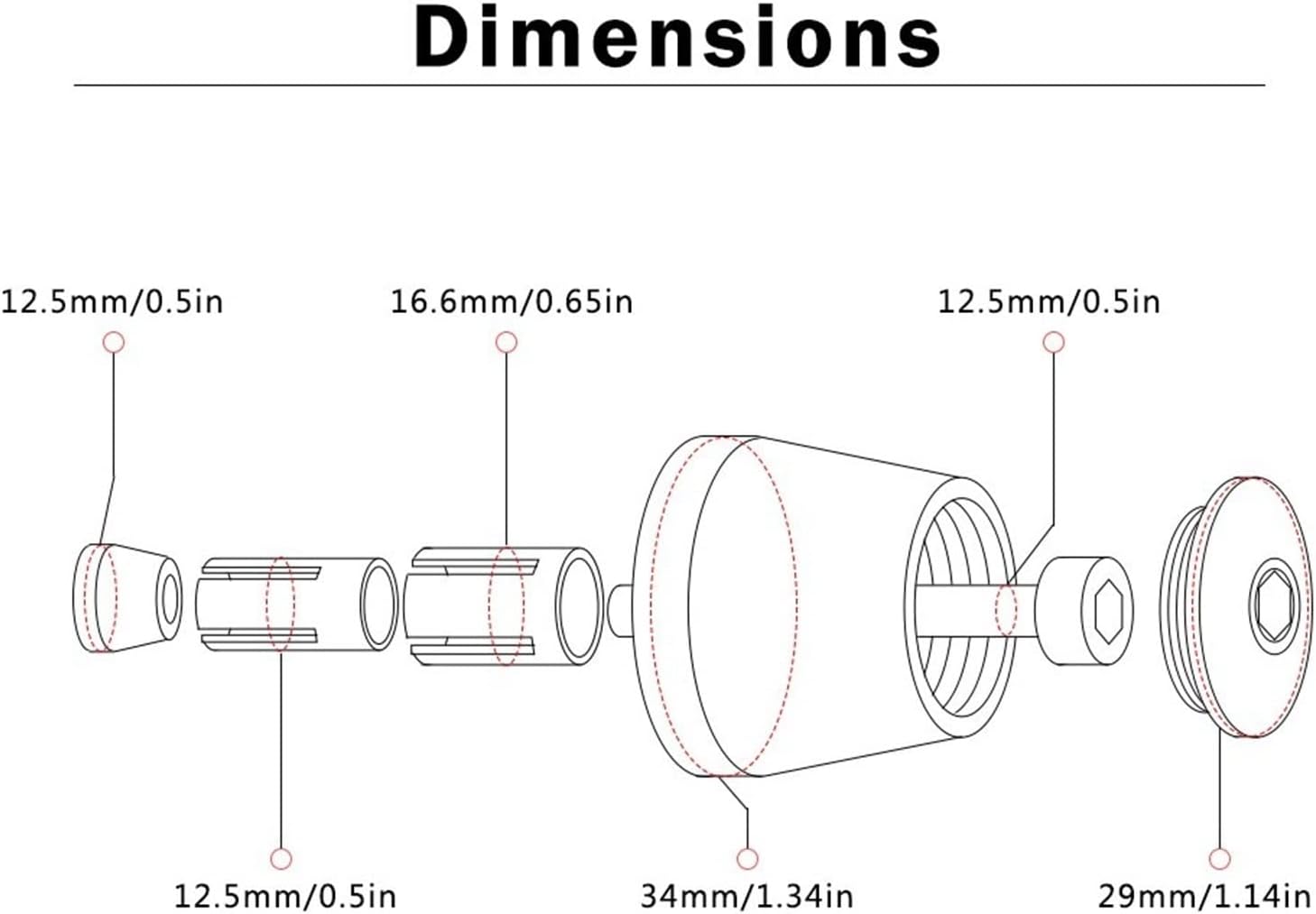 for Kawasaki Ninja 650 Z650 2016 2017-2022 7/8'' 22mm Motorcycle Hand Grips Handle Bar Anti-Skid Handlebar Hand Grip Ends Plug Handlebar Plug (Color : Gold)