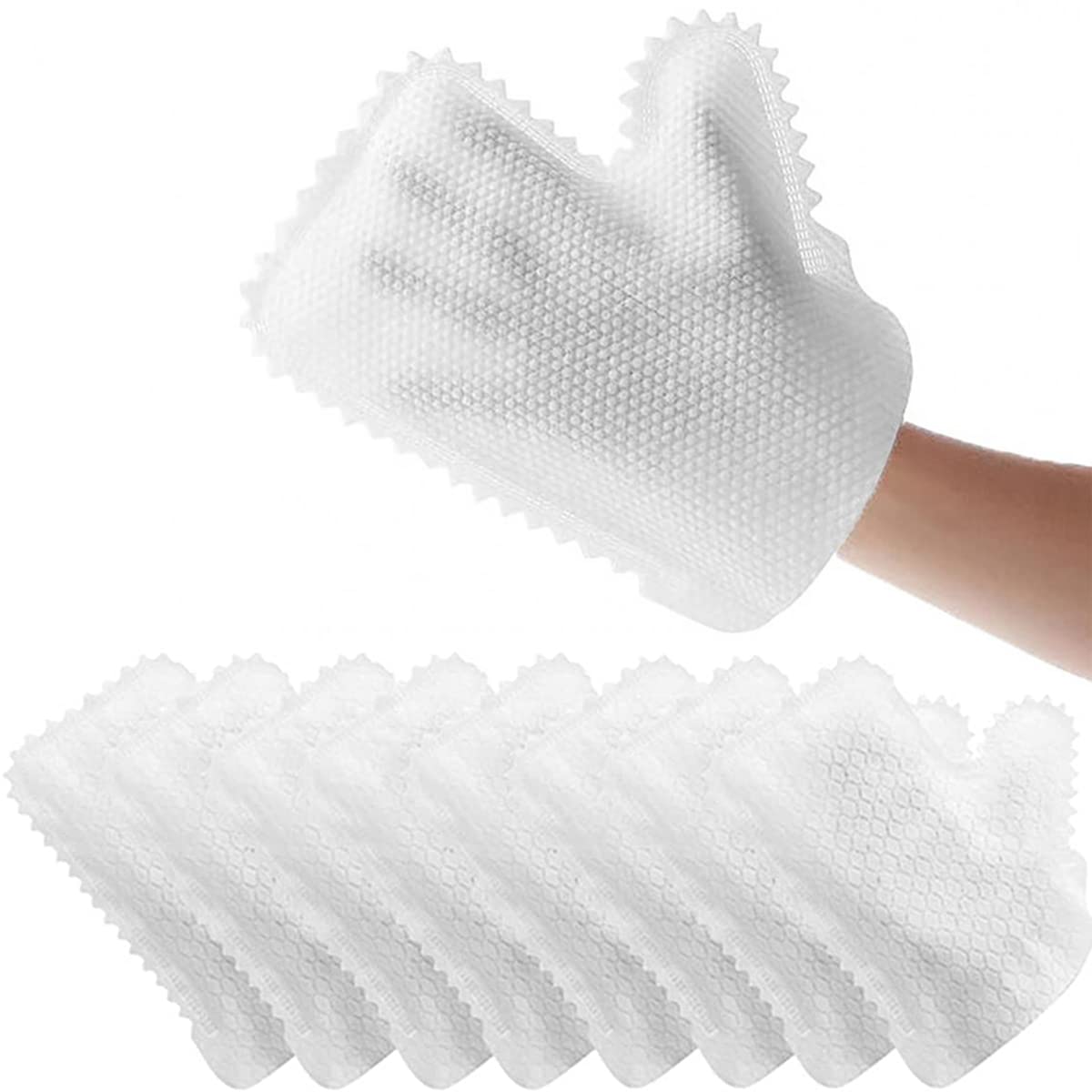 20 PCS Dust Removal Gloves, Microfiber Dusting Cloths Gloves, Dust Wipes, Household Cleaning Duster Gloves for Blinds House, Reusable Dust Glove for Locks in Dust Pet Hair Sensitive Cleaning
