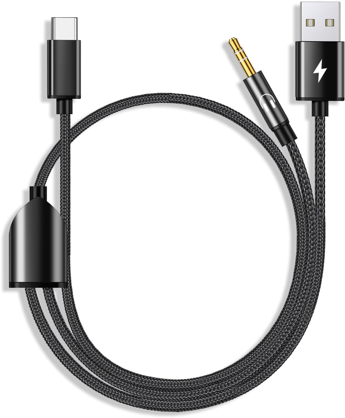 USB C to 3.5mm Aux Cable, 2 in 1 Car Stereo Headphone Jack Cable With Charging Compatible With iPhone 15/15+/15Pro, Galaxy S23/S22 Ultra/S22/S21/S21FE/S20, Pixel 7/7Pro/6/6Pro USB C to 3.5mm Aux Cable, 2 in 1 Car Stereo Headphone Jack Cable With Charging Compatible With iPhone 15/15+/15Pro, Galaxy S23/S22 Ultra/S22/S21/S21FE/S20, Pixel 7/7Pro/6/6Pro