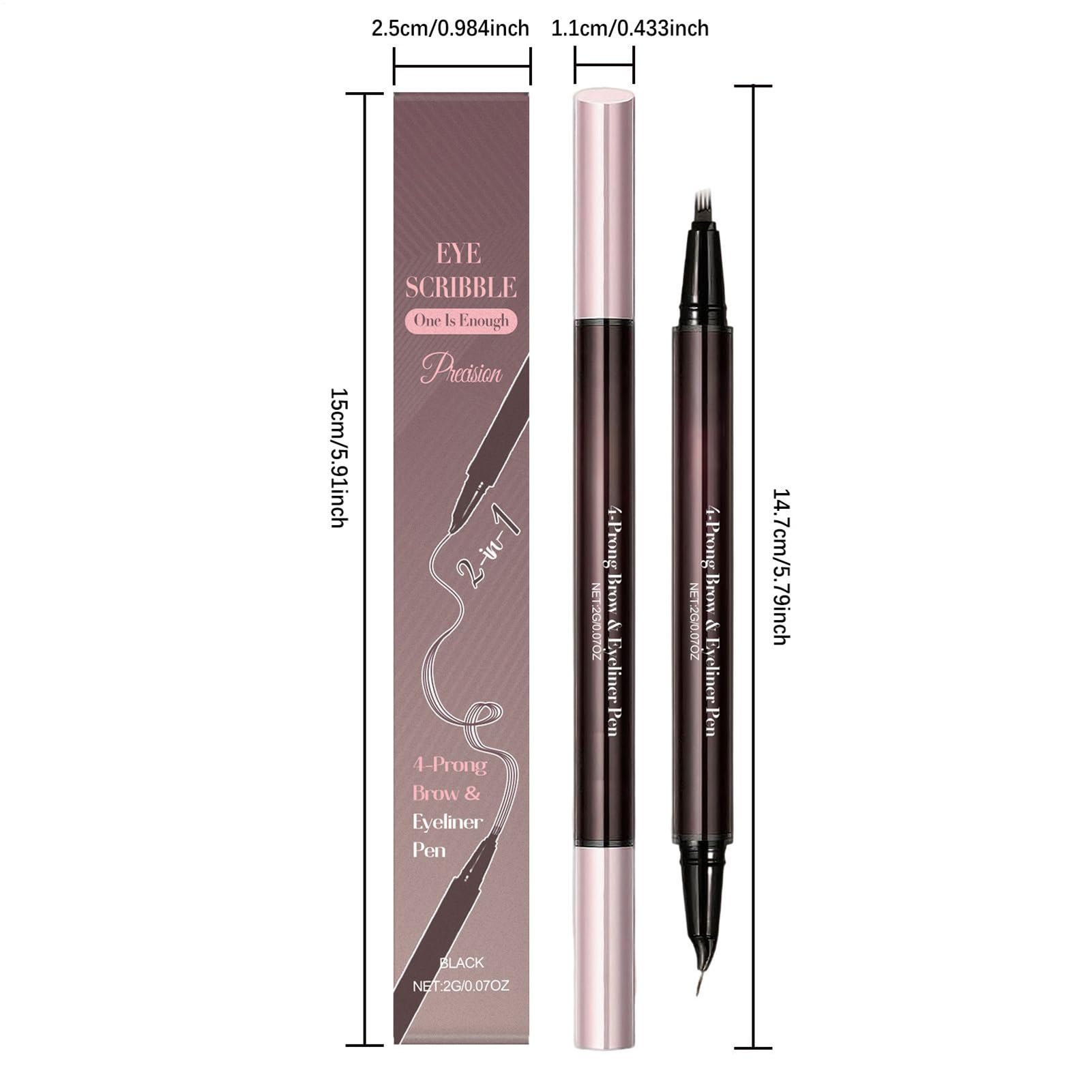 Augenbrauenstift 3.5g Doppelseitiger Präzisionsstift