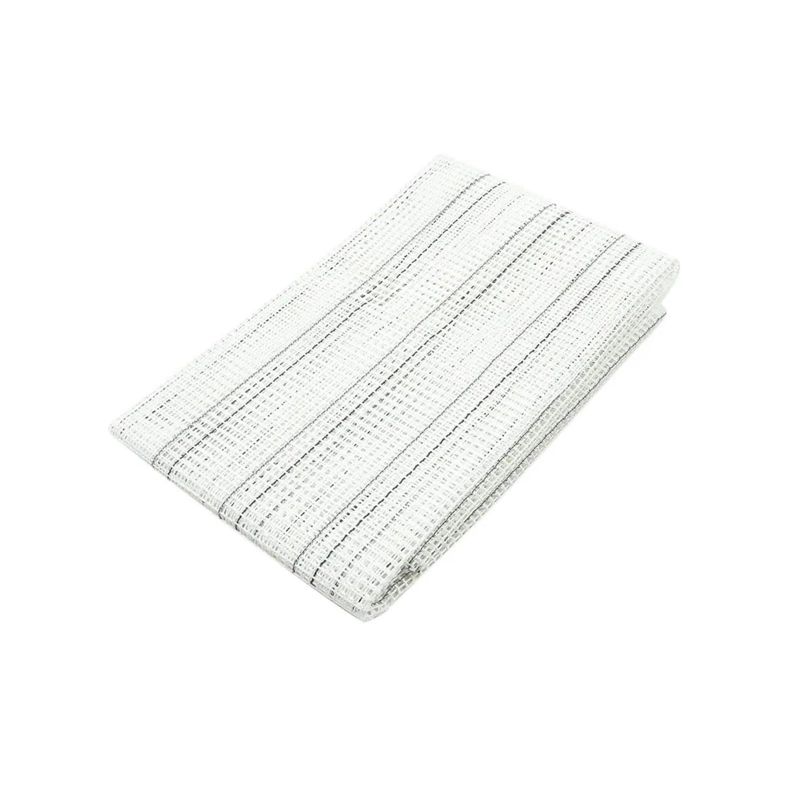 Alfombra En Blanco Enganche Lona Estilo Malla