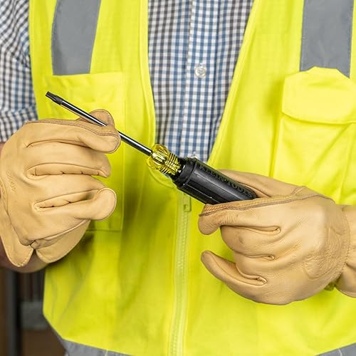 Miniatura 4 de Klein Tools 85484 juego de desarmador con mango acolchado en miniatura, 4 unidades