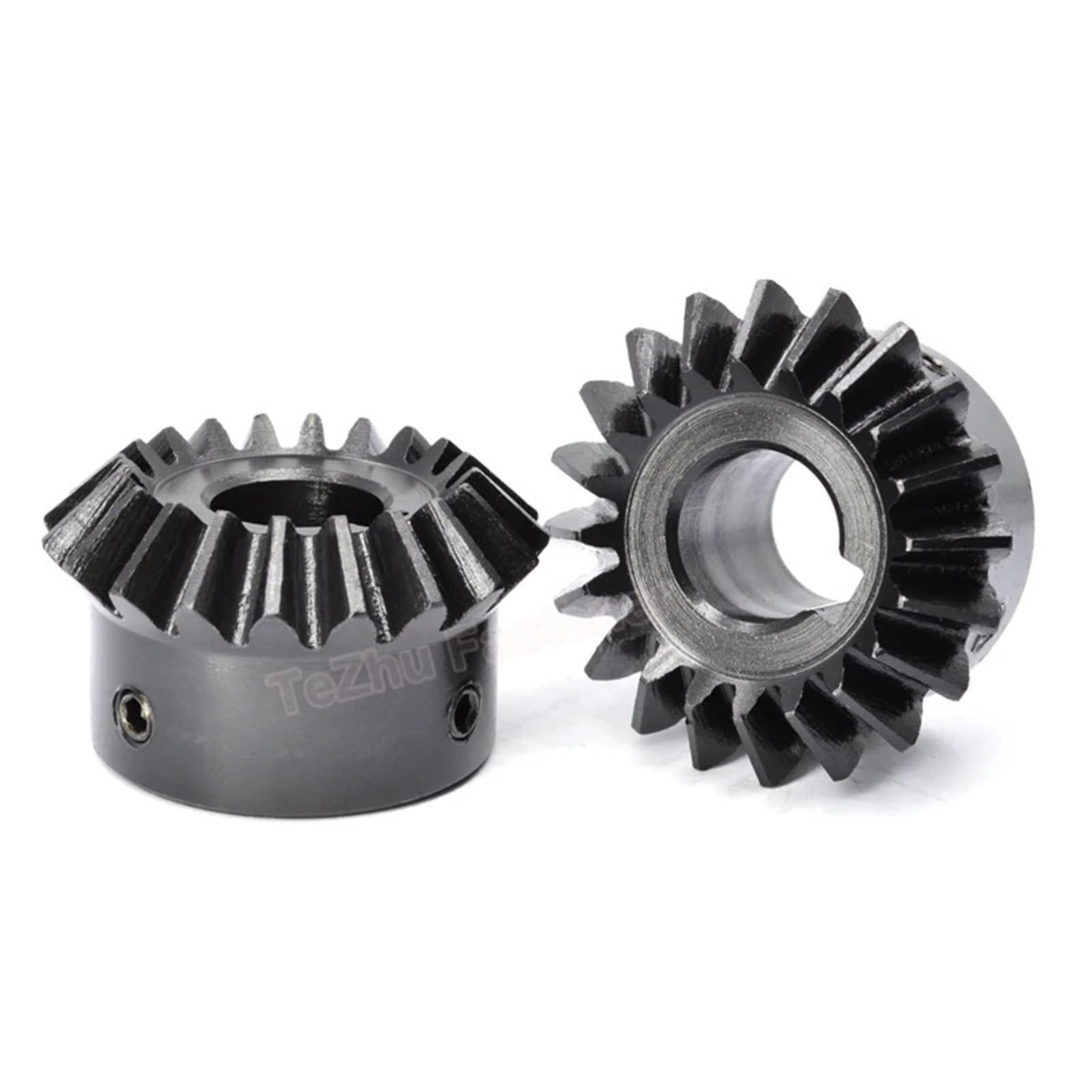 1 Stück Kegelrad 2M – Stahlzahnräder mit 20/25/30 Zähnen, 90-Grad-Winkel und 1:1-Geschwindigkeitsverhältnis(14mm (keyway 5mm) 25 Teeth)