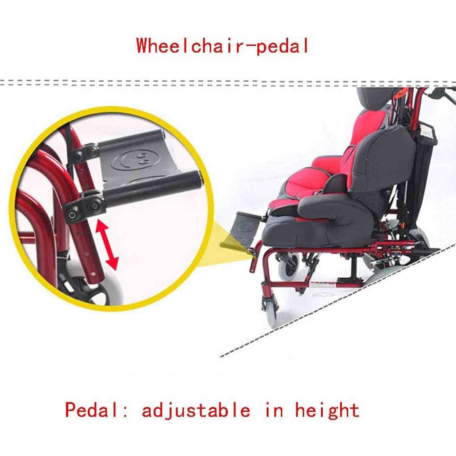 Lekki składany wózek inwalidzki, lekkie wózki inwalidzkie dla dorosłych, mocny i wytrzymały wózek inwalidzki z napędem własnym, odpowiedni dla osób starszych i dzieci