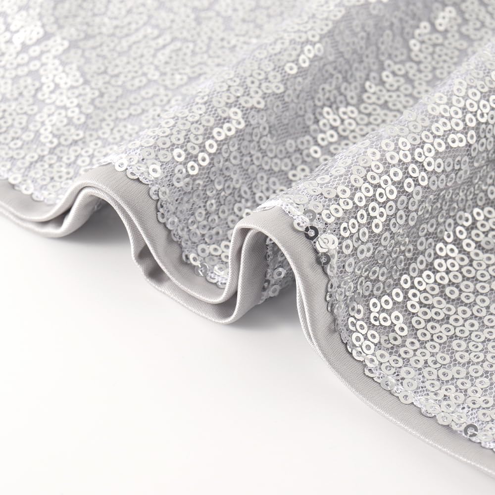 Noomelfish Mädchen Kurzarm Pailletten Shirts Party Glitzer Sparkly Tops Bluse (5–12 Jahre)