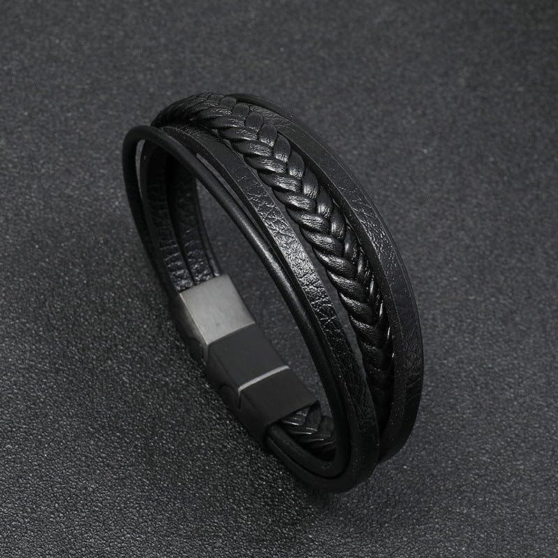 Image of Salty Alpha Anti Tarnish Bracelet for Men | Hand Bands for Boys | Wrist Bracelets for Man | Fashion Jewellery Accessories | Stylish Minimal Jewelry | Gift for Marriage, Birthday, Anniversary